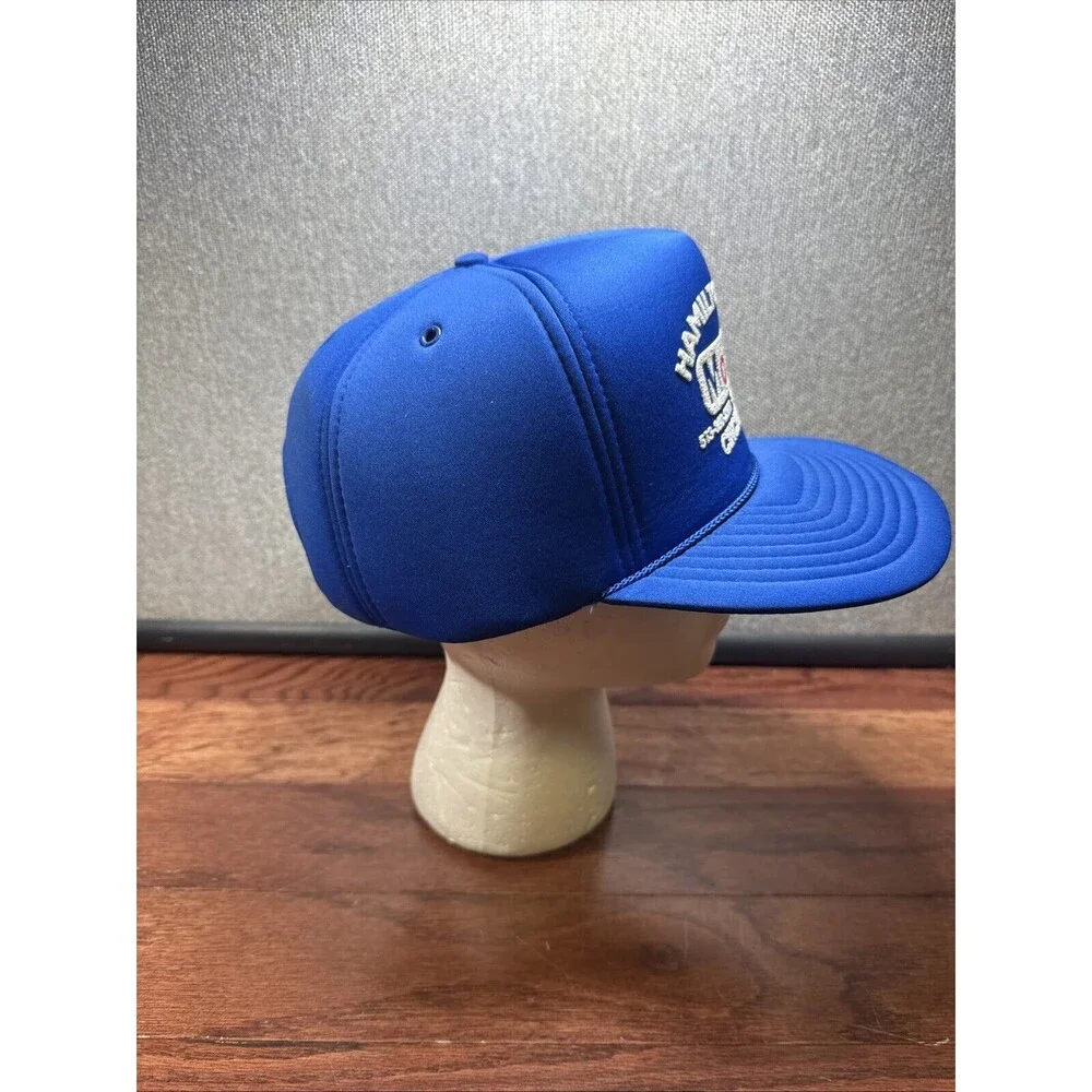 Vintage Mobile Oil Blue SnapBack Hat “ Hamilton Oil”